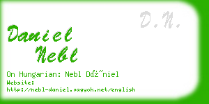 daniel nebl business card